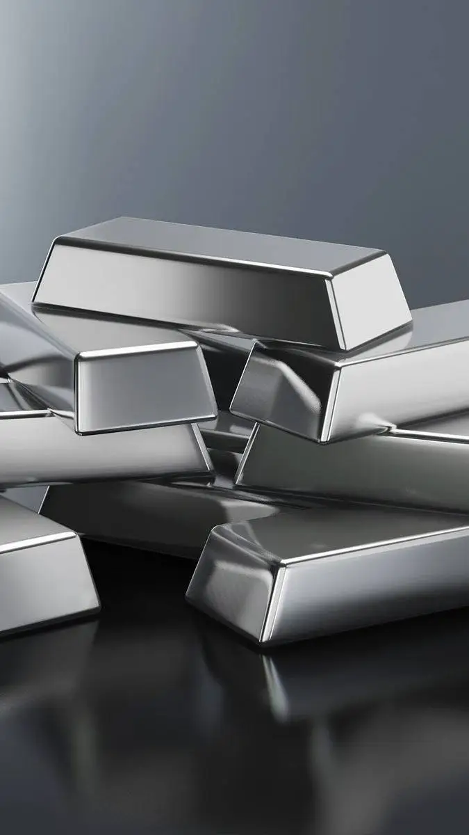 ai character: silver X gold  background