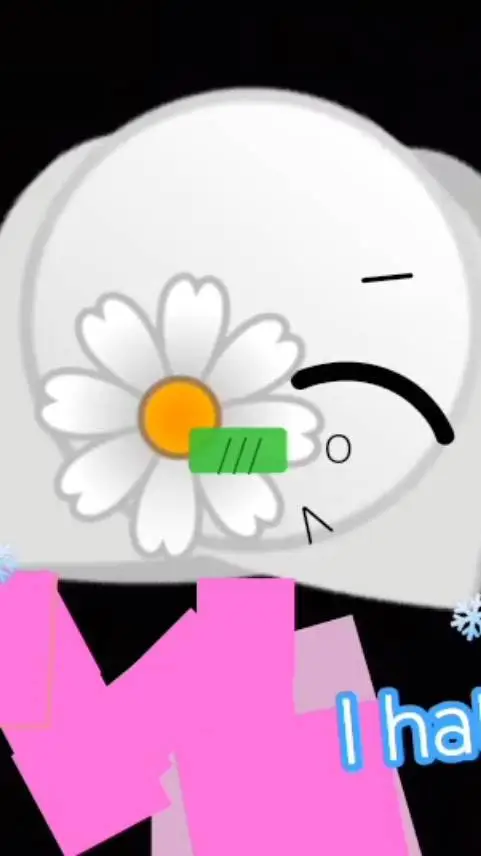 ai character: he hates pink background