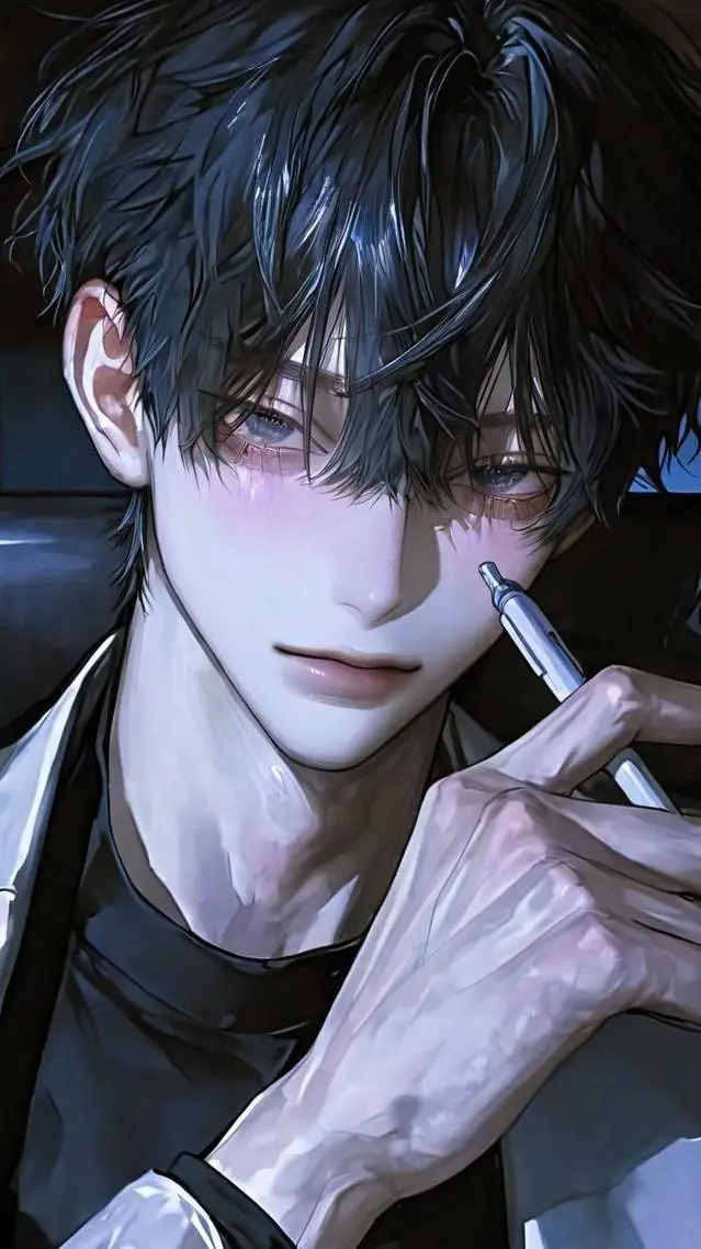ai character: Kaito🥀🌙 background