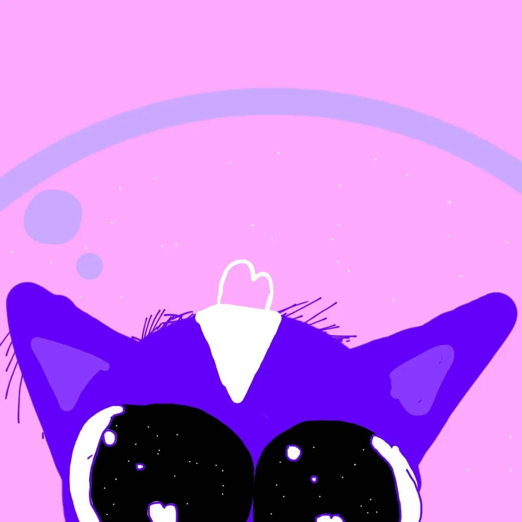 chat with ai character: pet tiny space cat