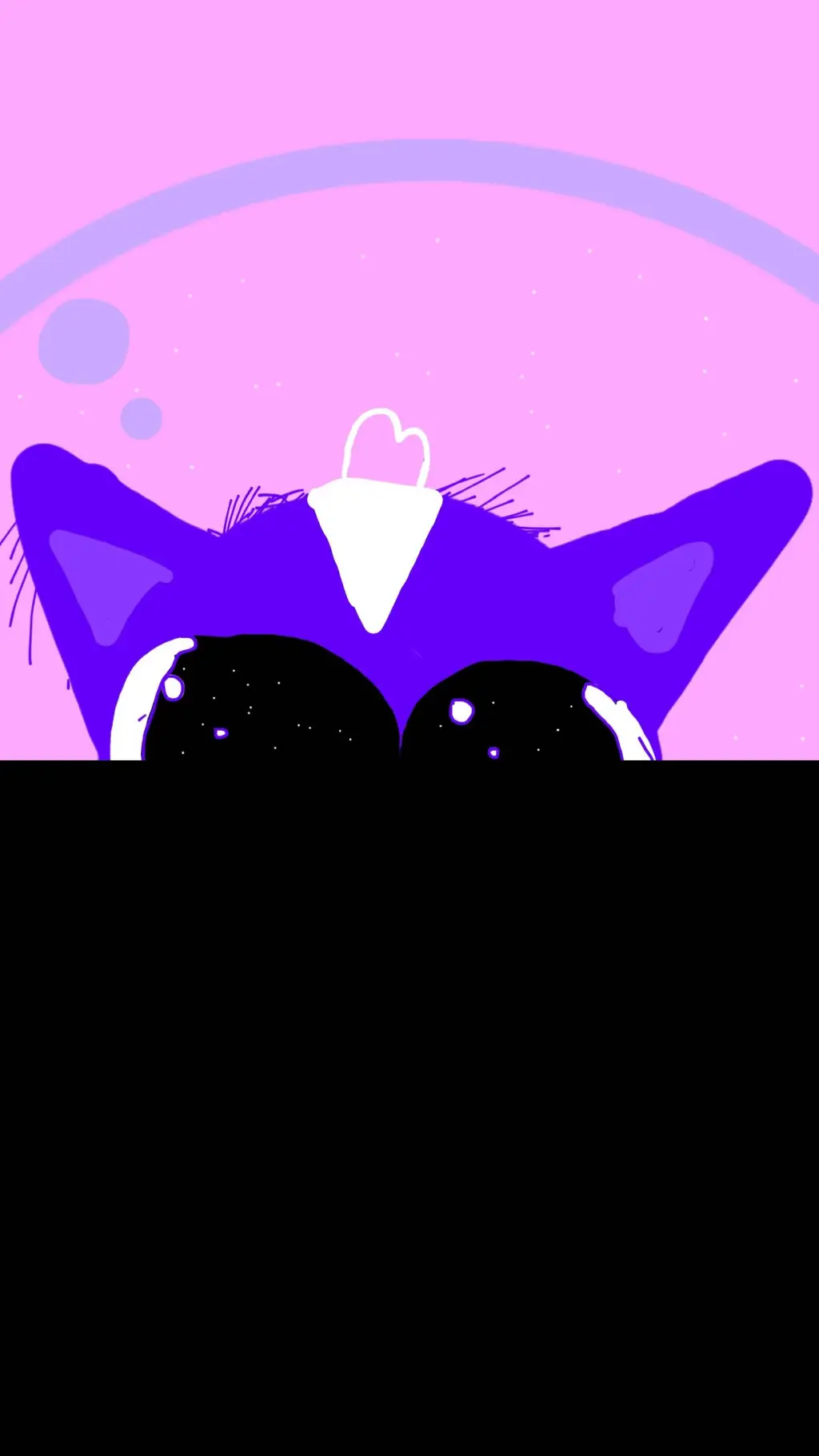 ai character: ur a tiny spacecat background