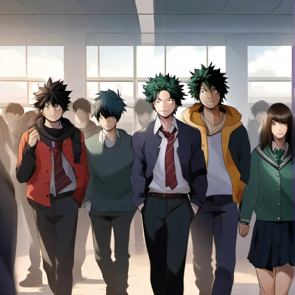 chat with ai character: MHA escola 