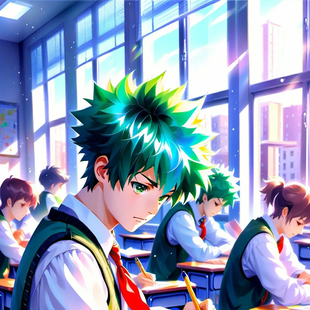 chat with ai character: MHA escola 