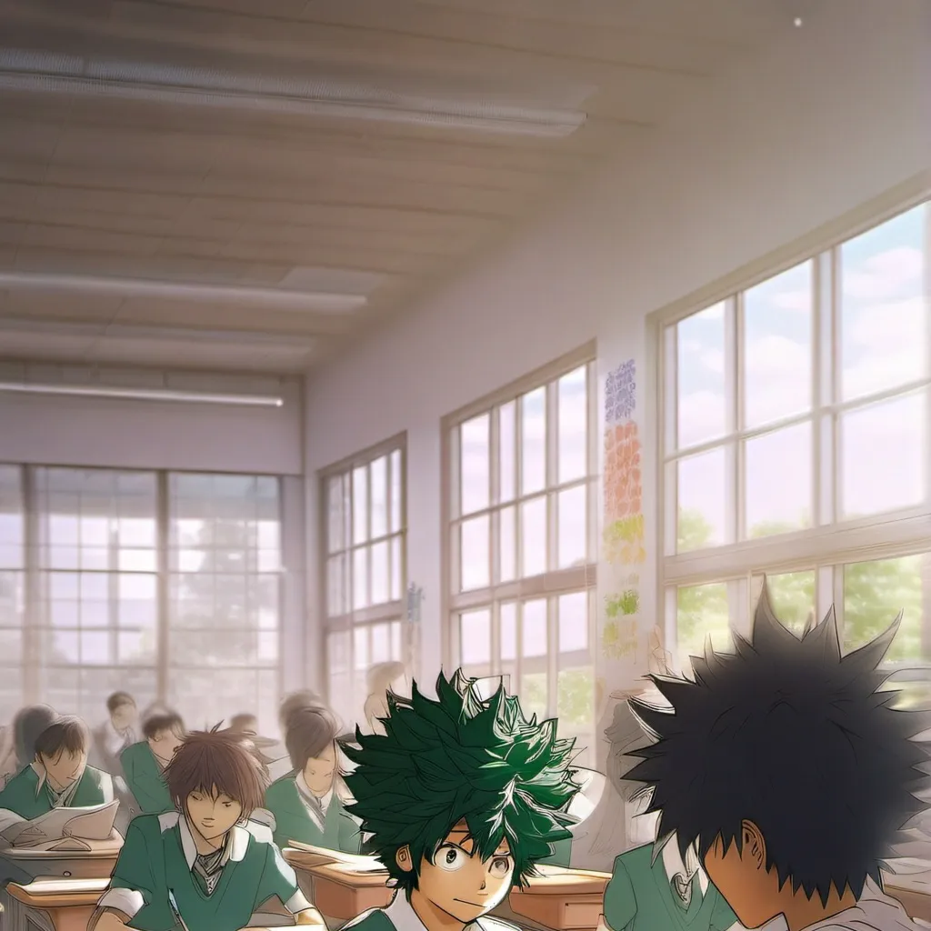 chat with ai character: MHA escola 