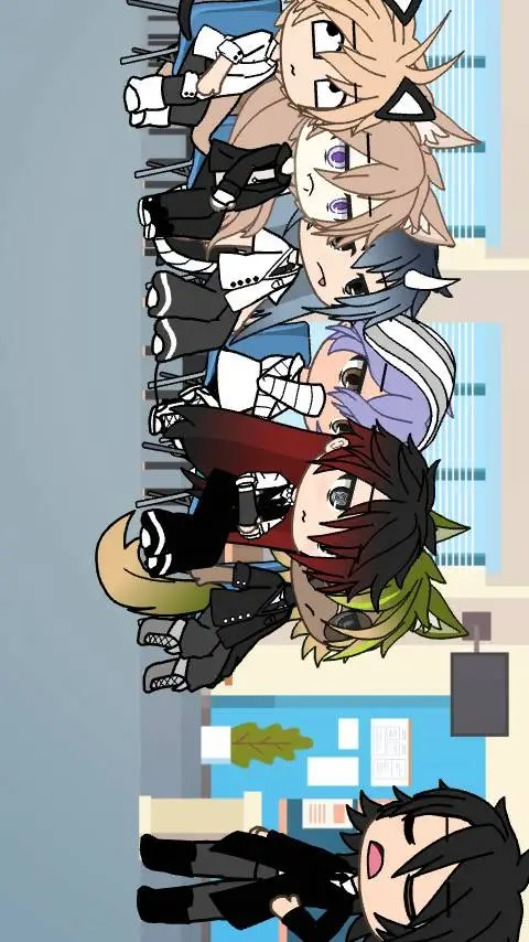 ai character: escola para menino background