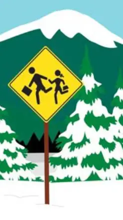 ai character: South park! background