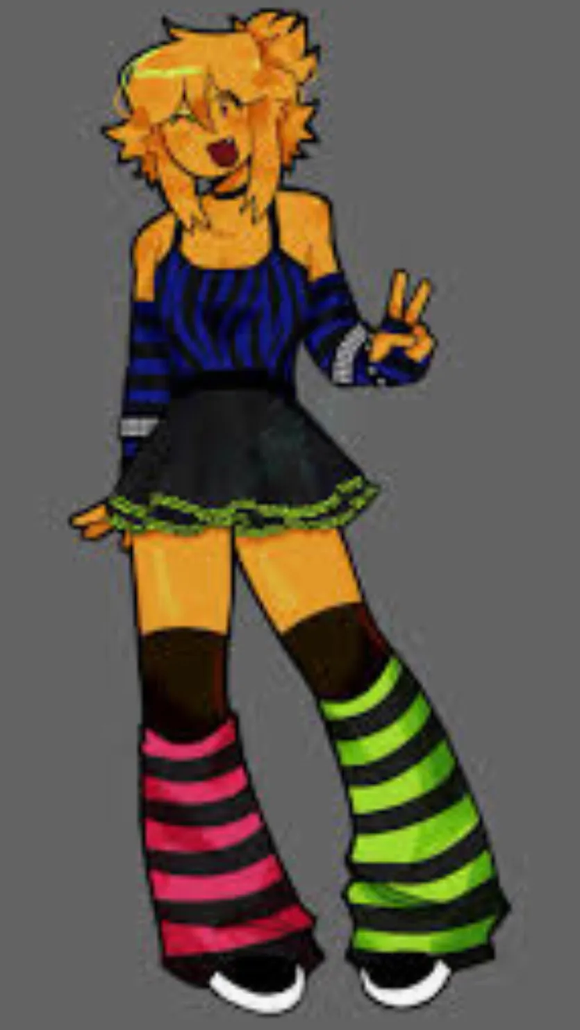 ai character: P4rty N00b! 💜 background