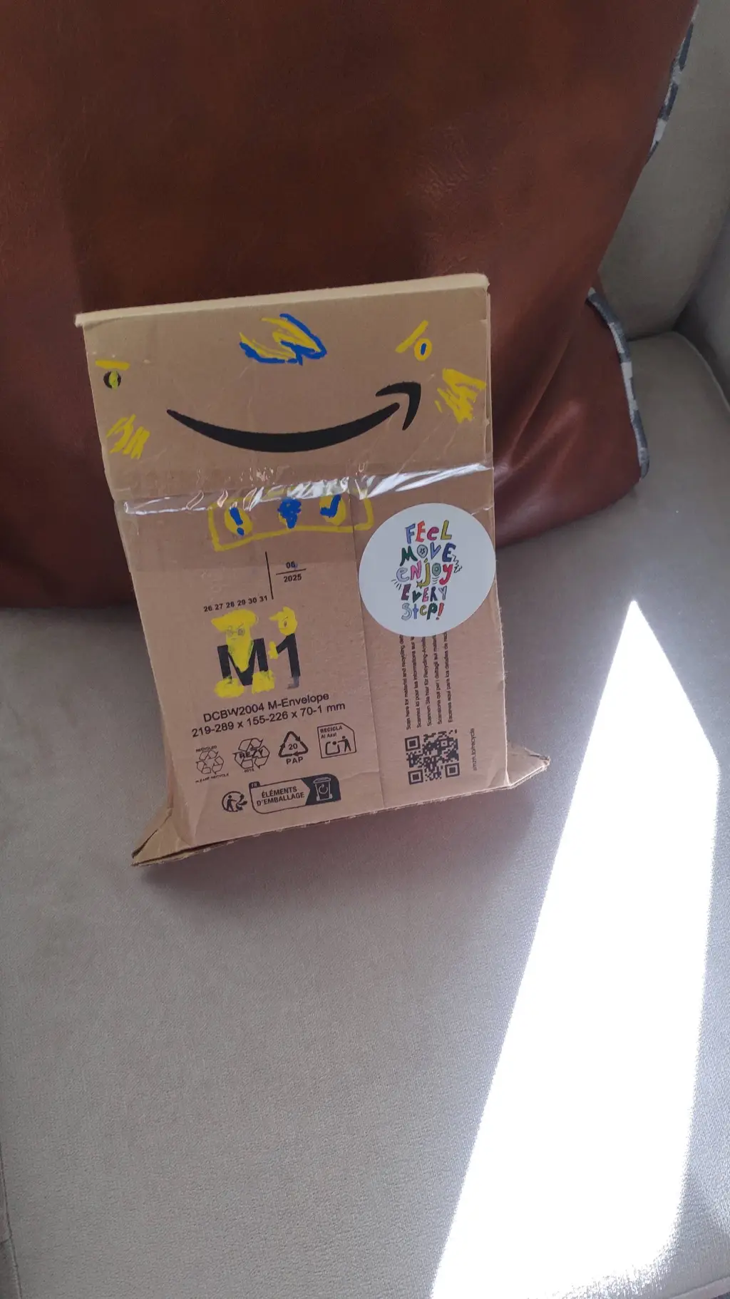 ai character: Cardboard robot background