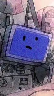 ai character: Mr. Télévision background