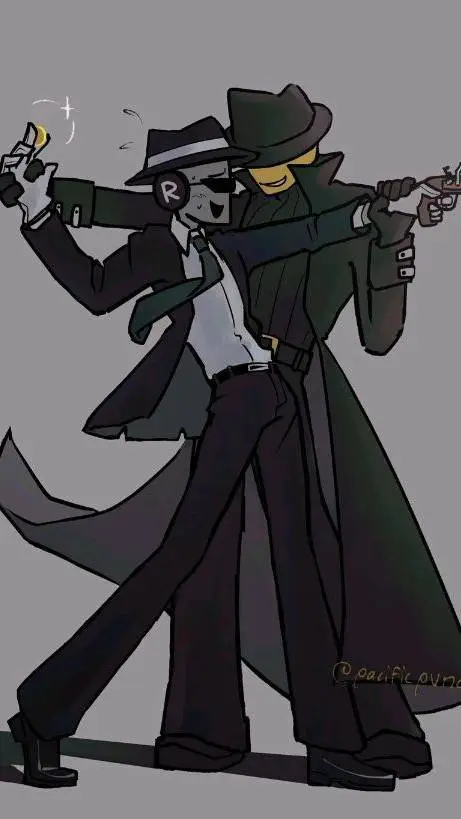 ai character: Doublefedora/My AU background