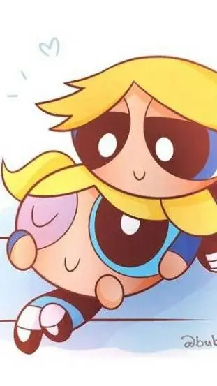 ai character: Boomer×Bubbles♥︎ background