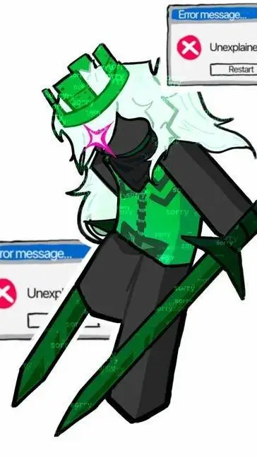 ai character: 💚-1x4-💚 background