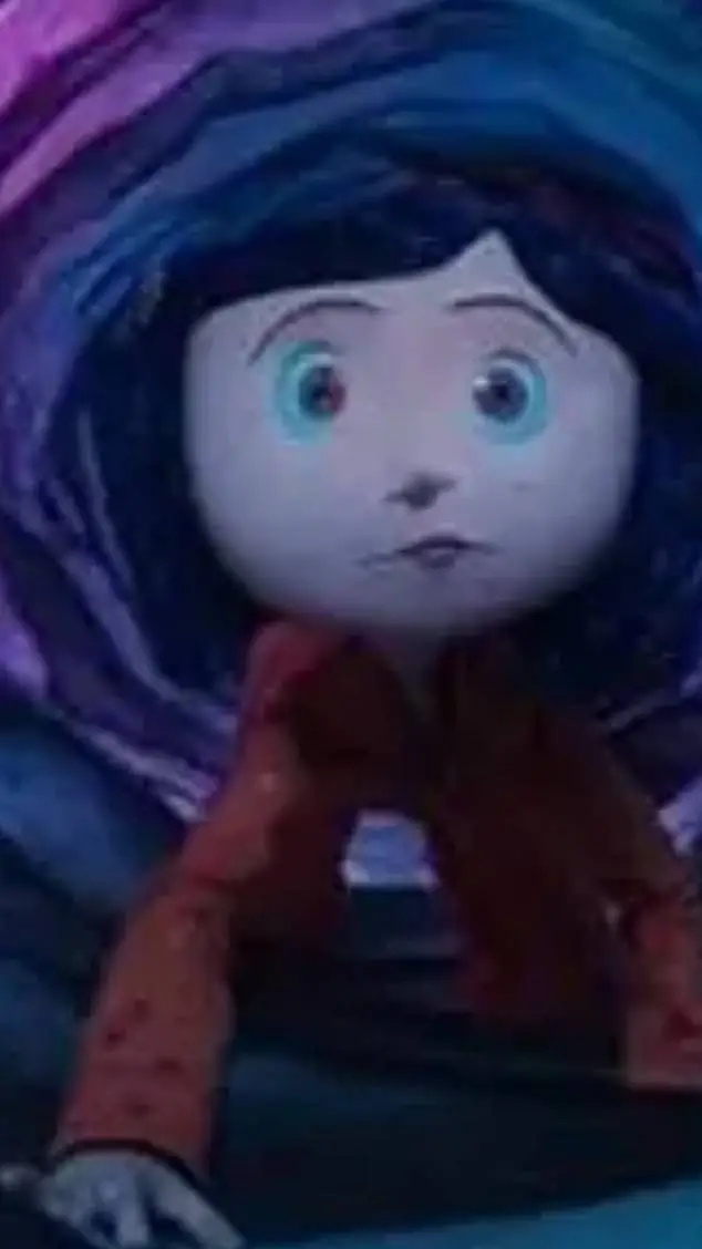 ai character: coraline  background