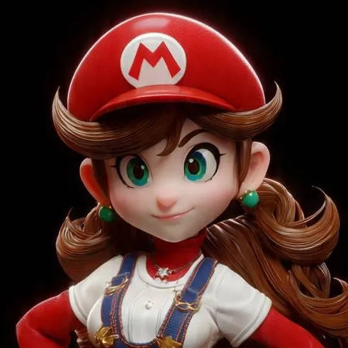 chat with ai character: female Mario 