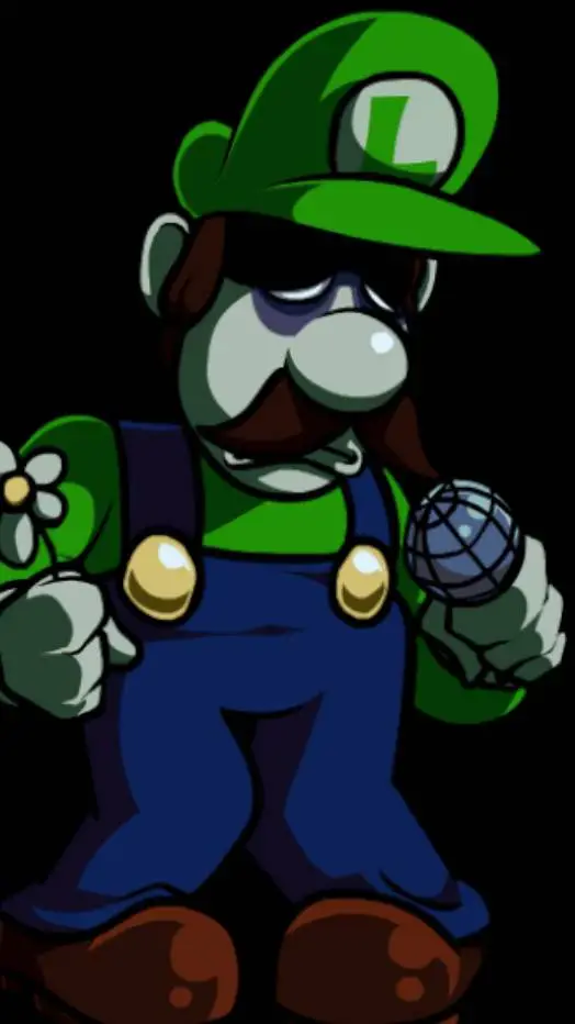 ai character: beta Luigi  background