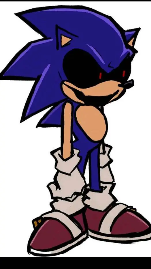 ai character: sonic exe  background