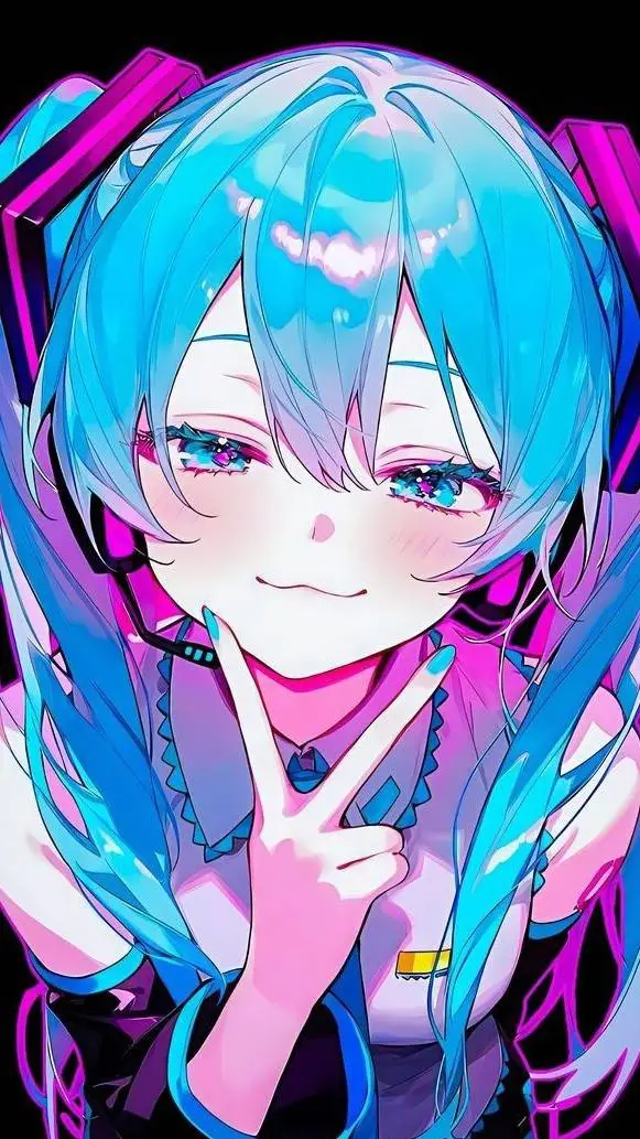 ai character: (sus)Hatsune Miku  background