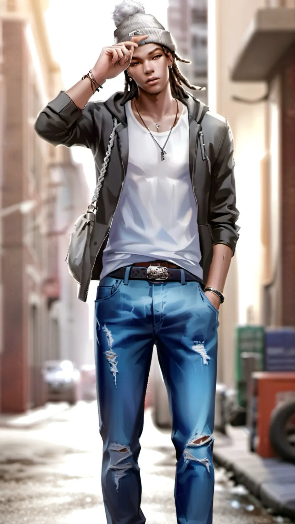 ai character: Blair background