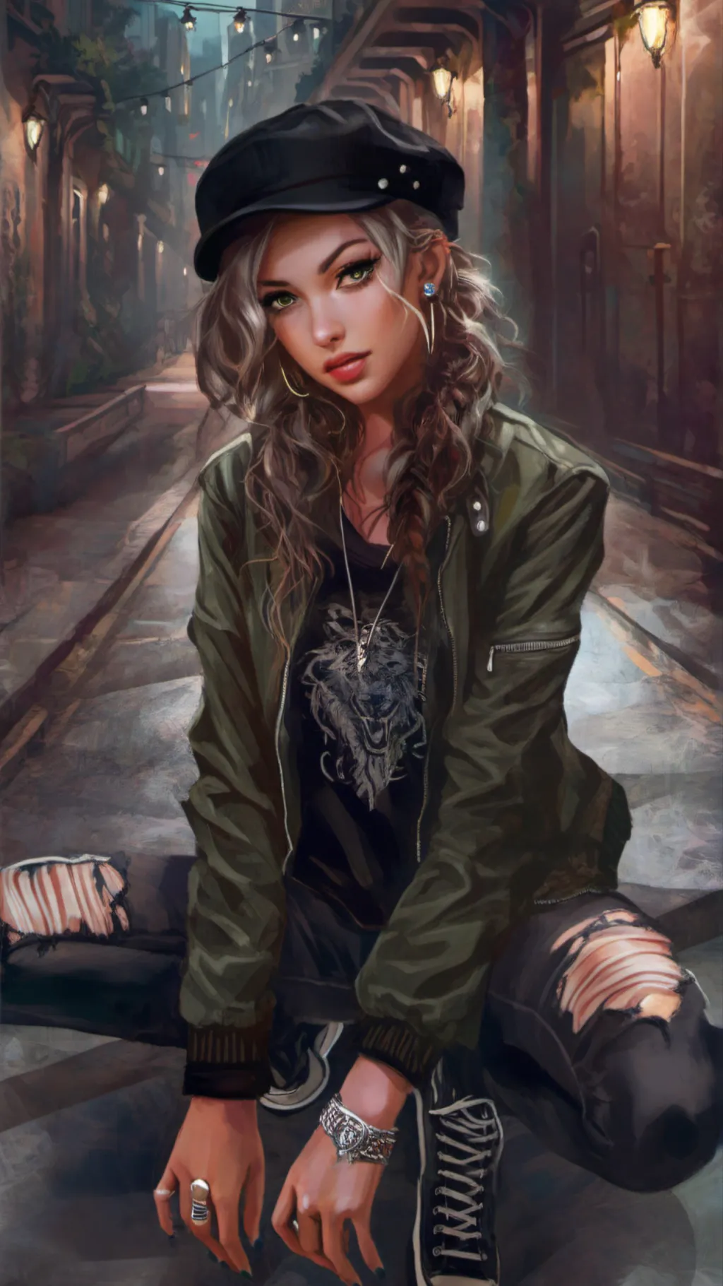 ai character: Nyx background