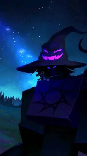 ai character: azure (forsaken) background