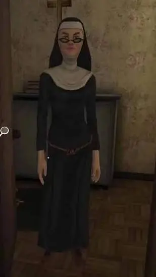 ai character: sister Madeleine  background