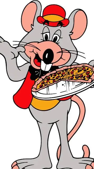 ai character: chuke E cheese tim background