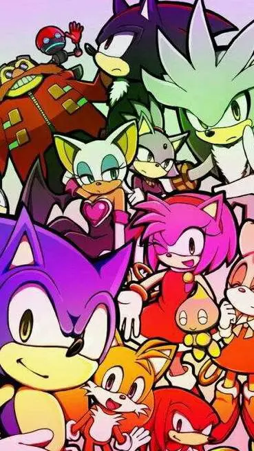 ai character: sonic y sus amigos background