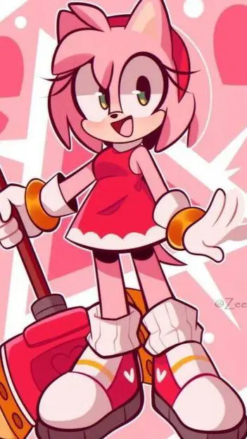 ai character: Amy rose background