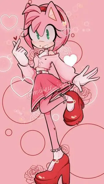 ai character: Amy rose background