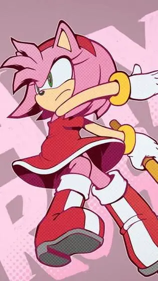 ai character: Amy rose background