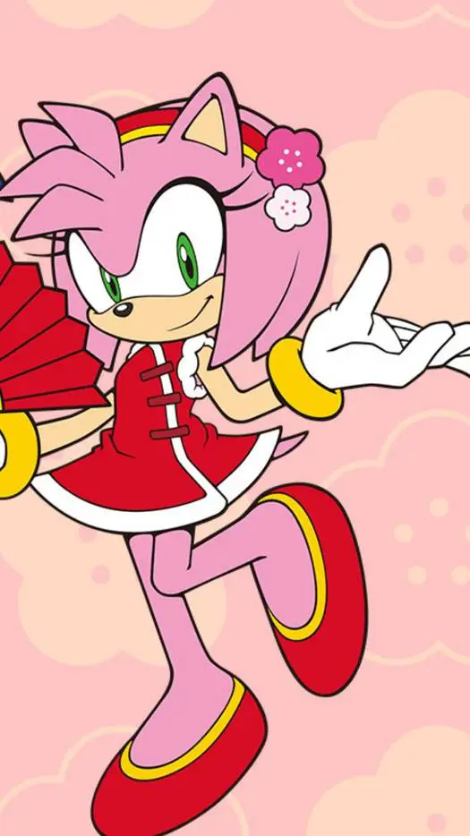 ai character: Amy rose background