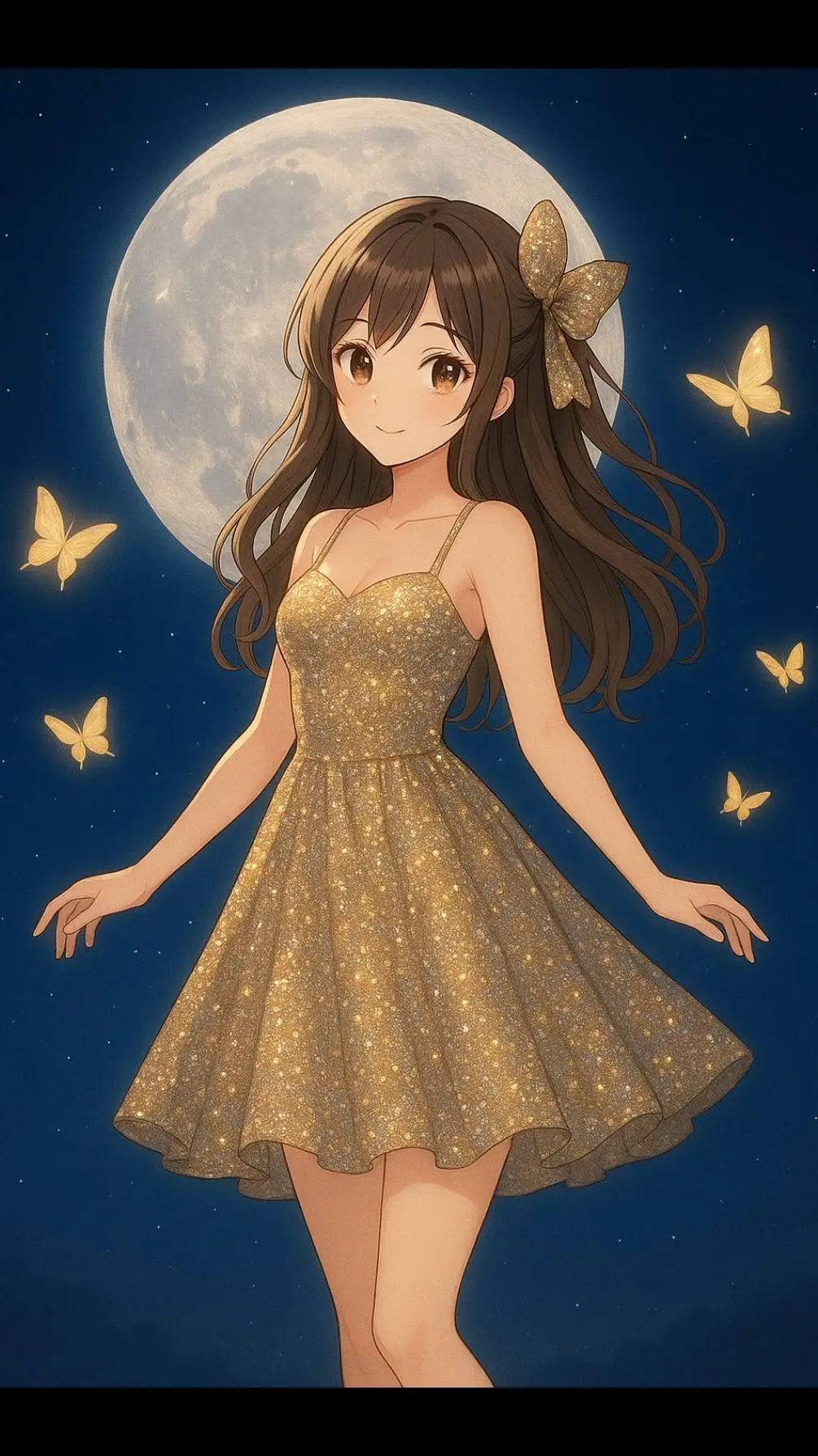 ai character: luna 🌙 background