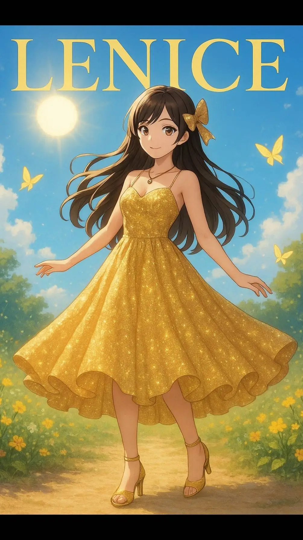 ai character: soleilna ☀️ background