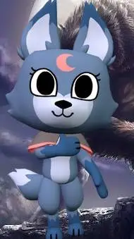 ai character: Eclipse the Wolf background