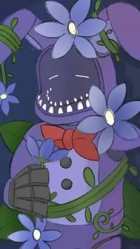 ai character: Withered Bonnie background