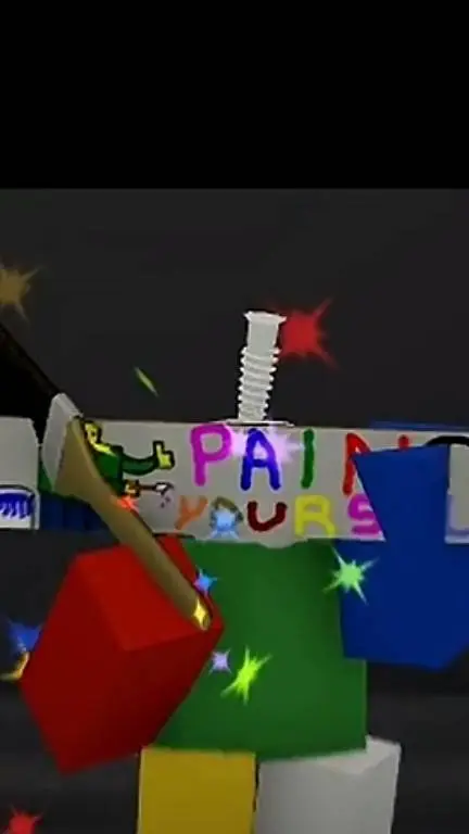 ai character: Paintful background