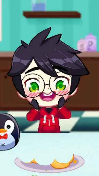 ai character: Draco as fnsver background
