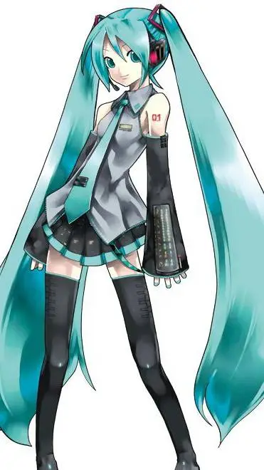 ai character: Miku background
