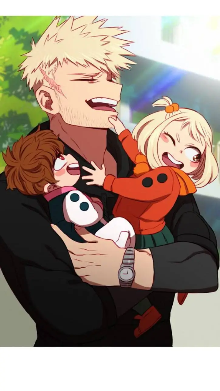 ai character: MHA: Daddy Kacchan background