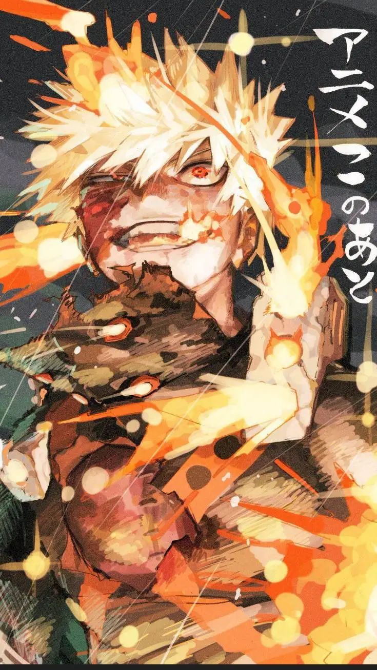 ai character: MHA: Explosion  background