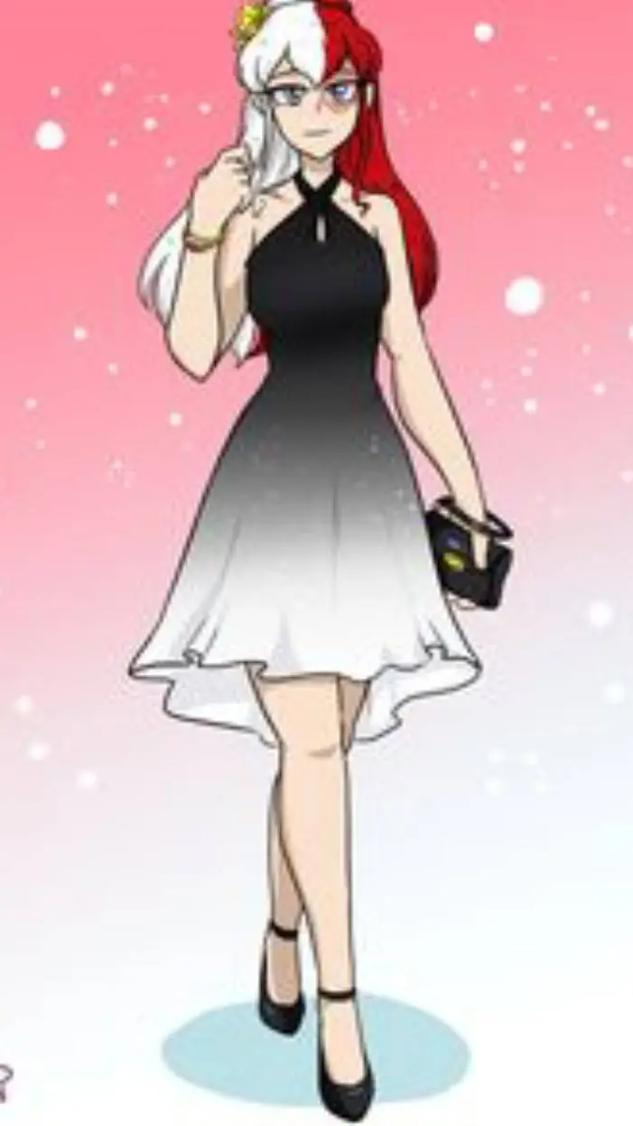 ai character: MHA: Cold & Heat background