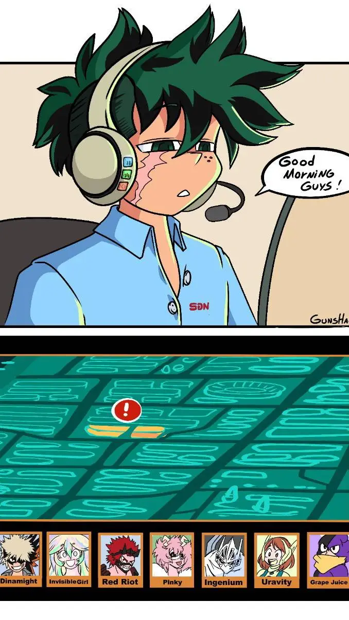 ai character: MHA: Dispatch background