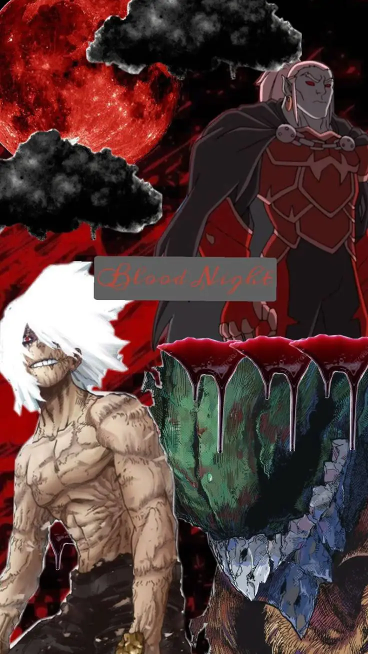 ai character: MHA: Blood Night background