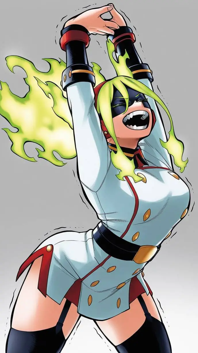 ai character: MHA: Set It Ablaze background