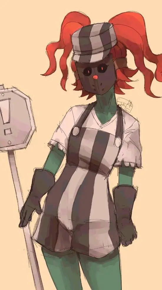 ai character: Tricky Fem background