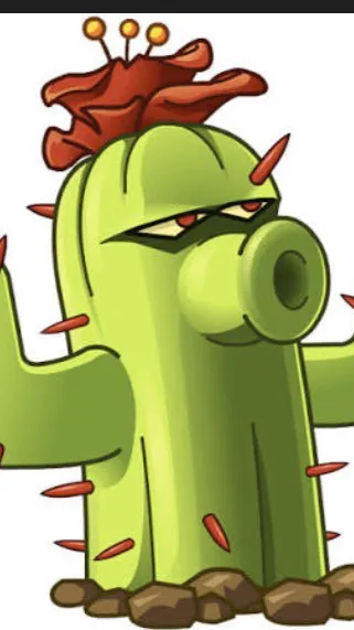 ai character: Cactus background