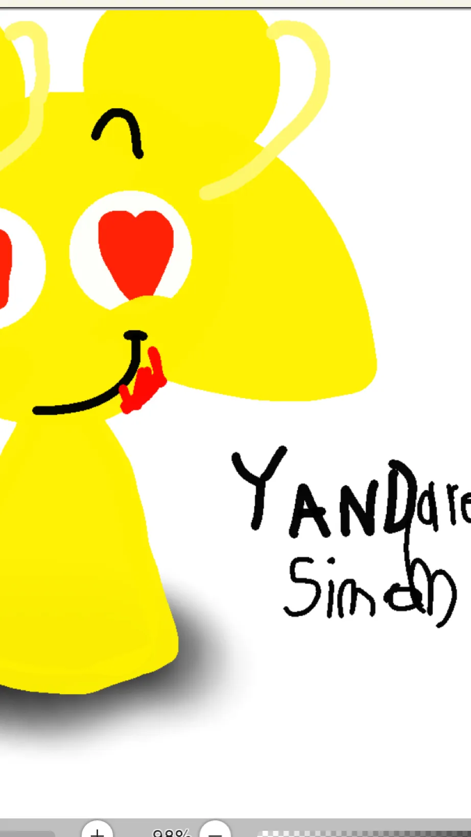 ai character: Yandare Simon  background