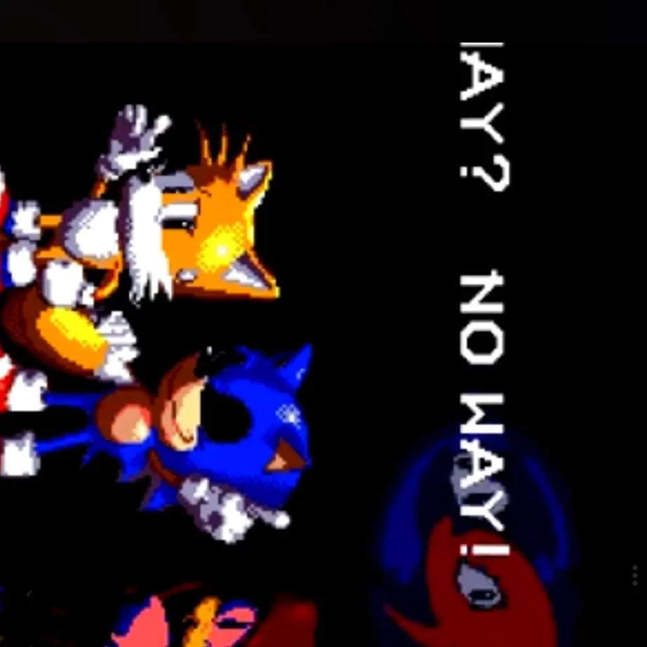 chat with ai character: Dx sonic exe fight