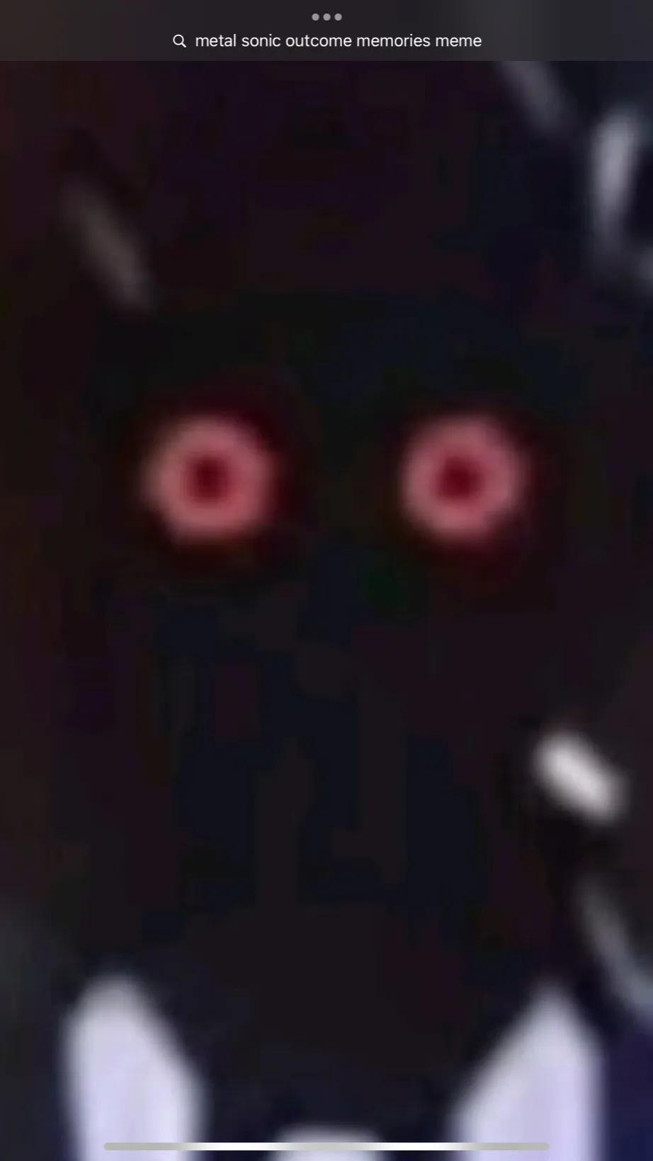 ai character: Metal sonic  background