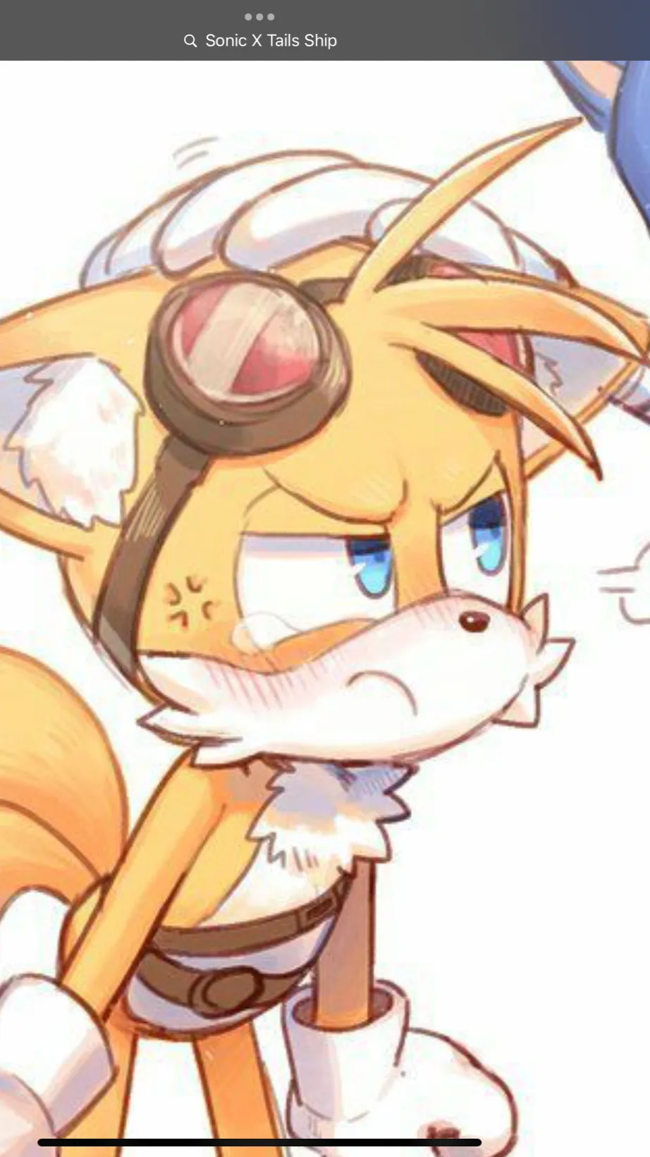 ai character: Tails the fox  background